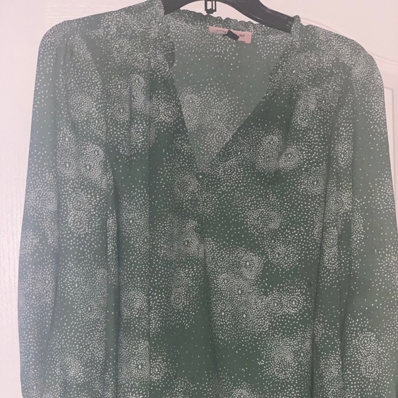 East Adeline Green NWT Top 1X - Picture 2 of 5